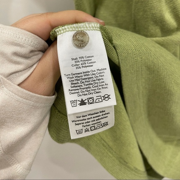 Eddie Bauer Travex Polo Shirt Green Short Sleeve L - Picture 5 of 9